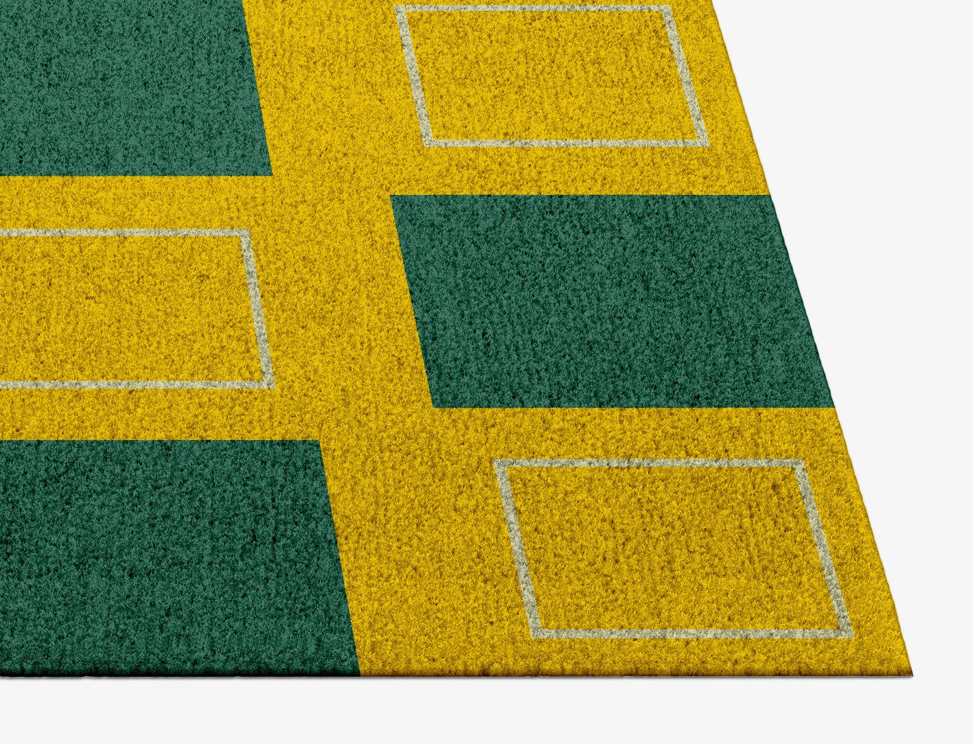 Fascia Geometric Rectangle Hand Knotted Tibetan Wool Custom Rug by Rug Artisan