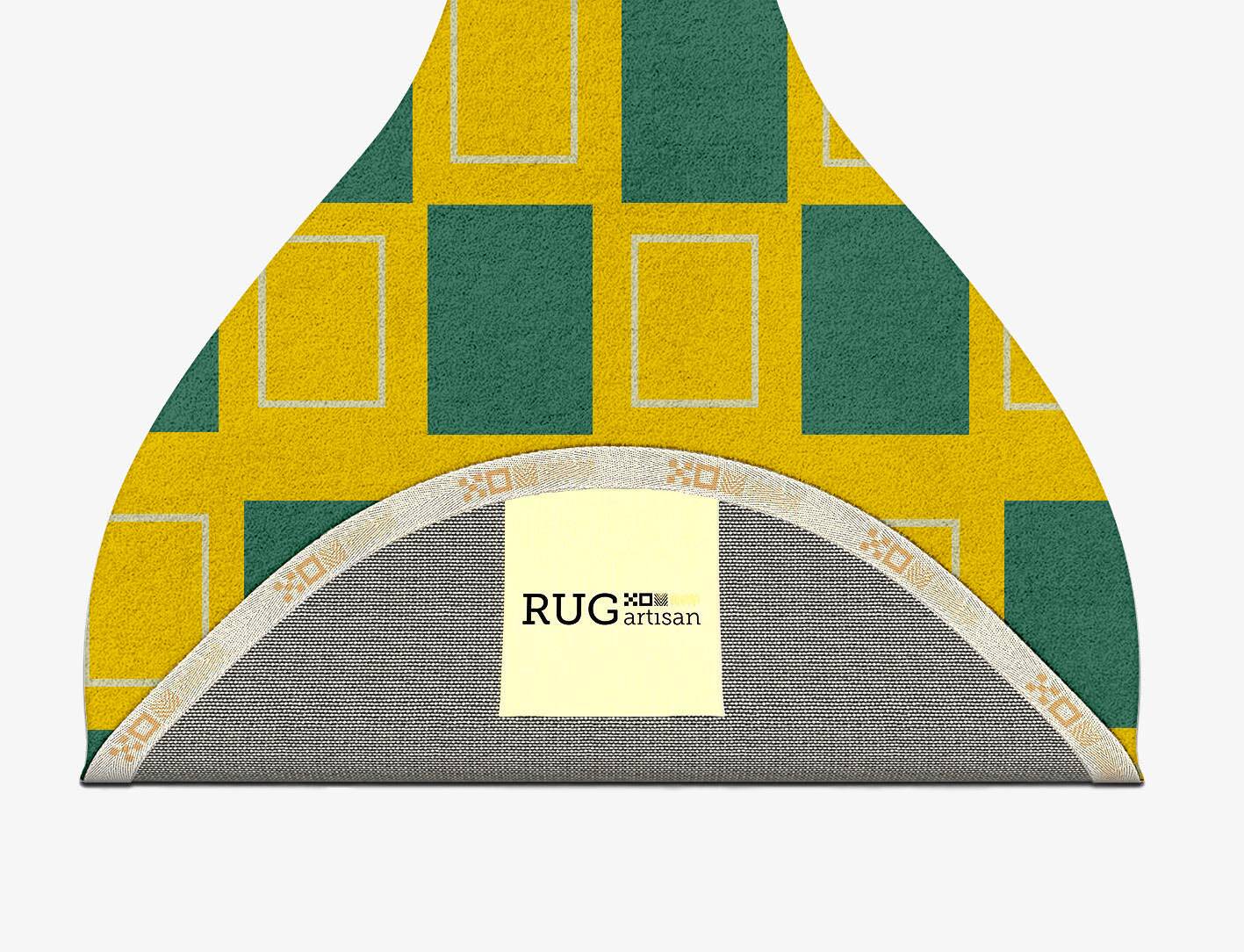 Fascia Geometric Drop Hand Tufted Pure Wool Custom Rug by Rug Artisan