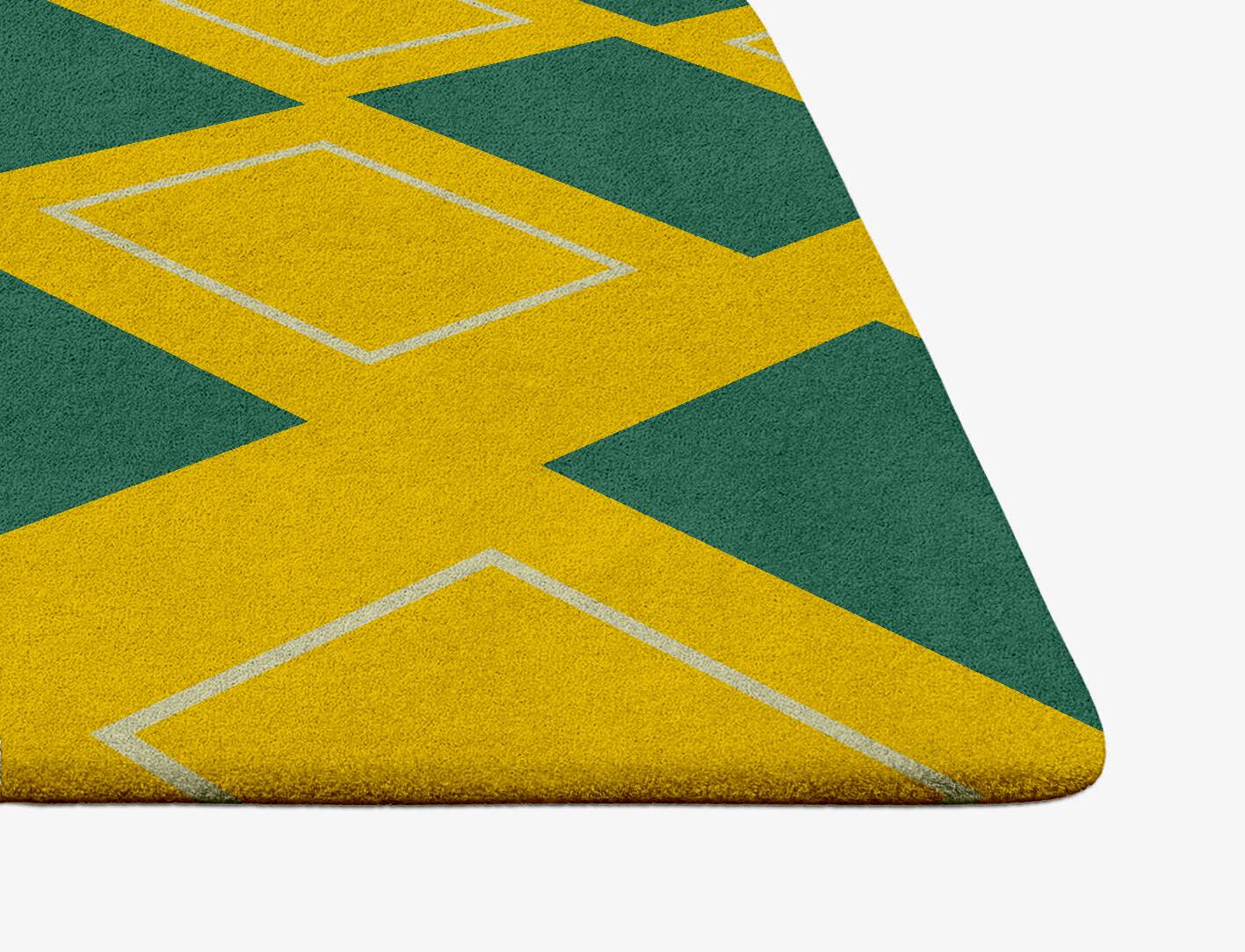 Fascia Geometric Ogee Hand Tufted Pure Wool Custom Rug by Rug Artisan