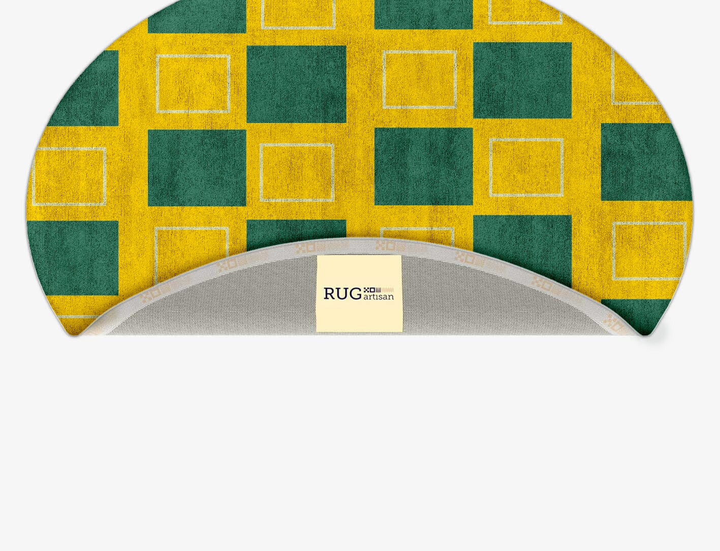 Fascia Geometric Oval Hand Tufted Bamboo Silk Custom Rug by Rug Artisan