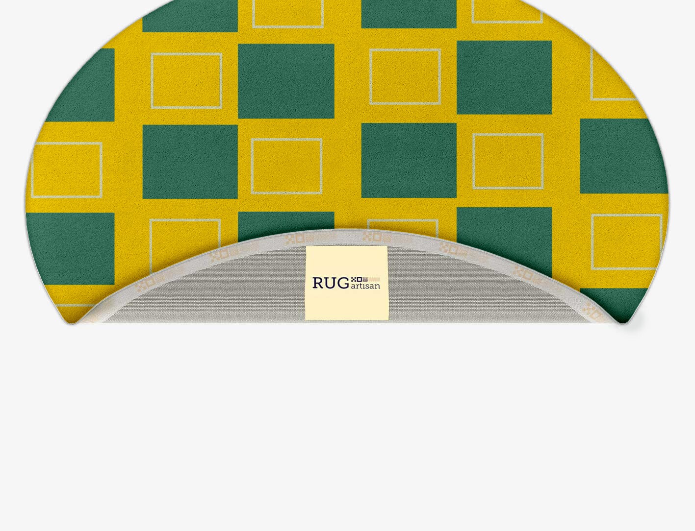 Fascia Geometric Oval Hand Tufted Pure Wool Custom Rug by Rug Artisan