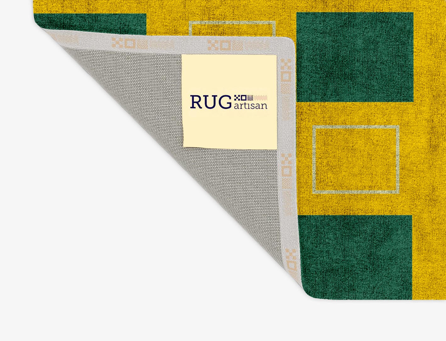 Fascia Geometric Rectangle Hand Tufted Bamboo Silk Custom Rug by Rug Artisan