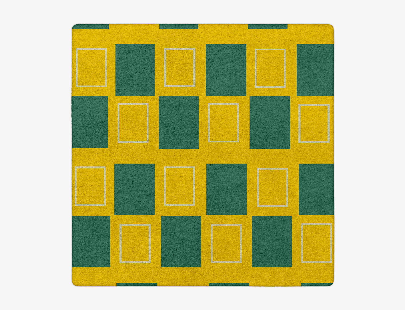 Fascia Geometric Square Hand Tufted Pure Wool Custom Rug by Rug Artisan