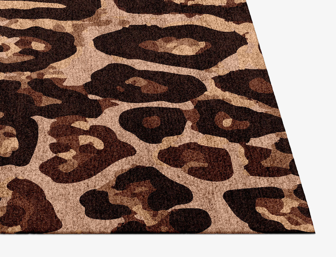 Fawn Spots Animal Prints Rectangle Hand Knotted Bamboo Silk Custom Rug by Rug Artisan