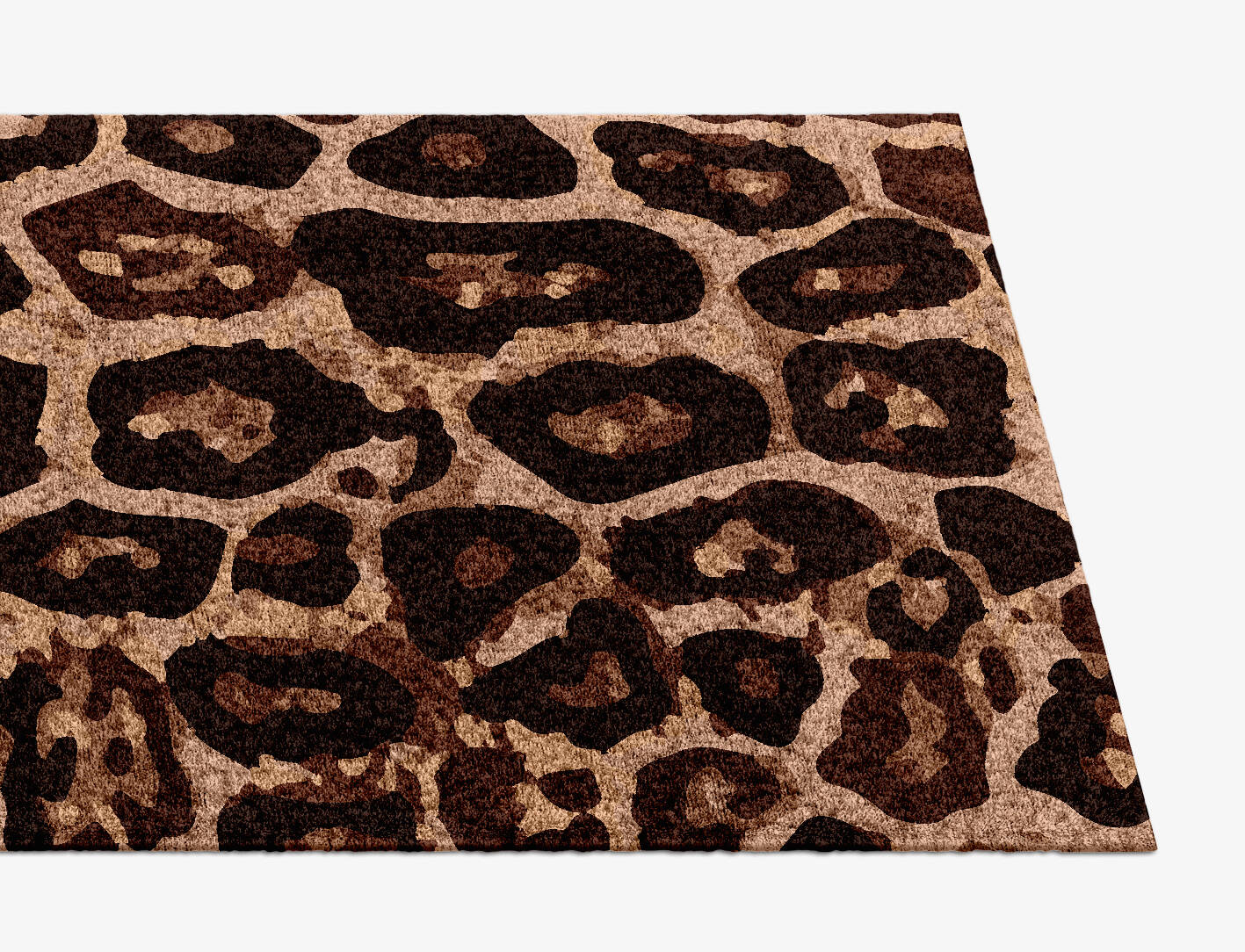 Fawn Spots Animal Prints Runner Hand Knotted Bamboo Silk Custom Rug by Rug Artisan