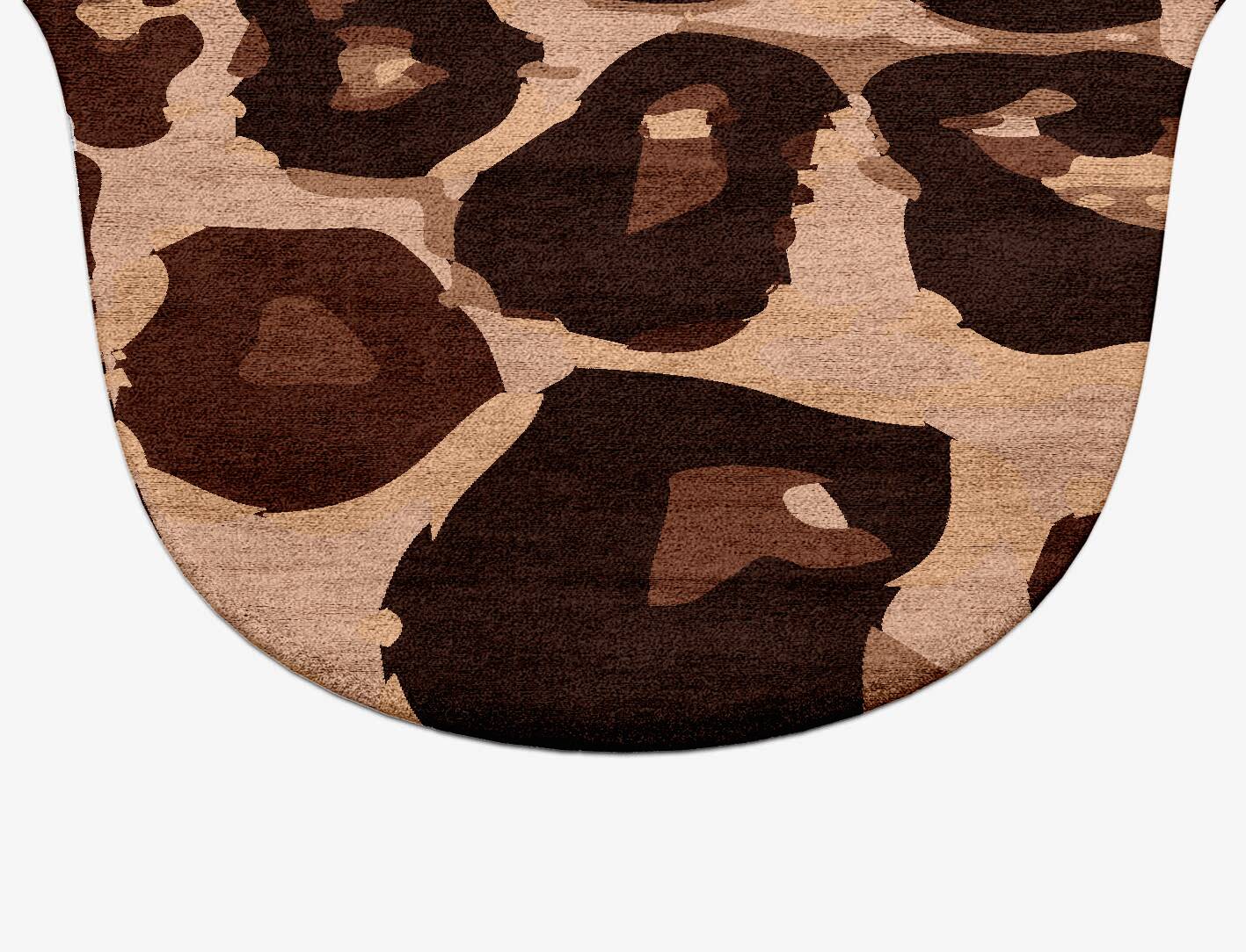 Fawn Spots Animal Prints Drop Hand Tufted Bamboo Silk Custom Rug by Rug Artisan