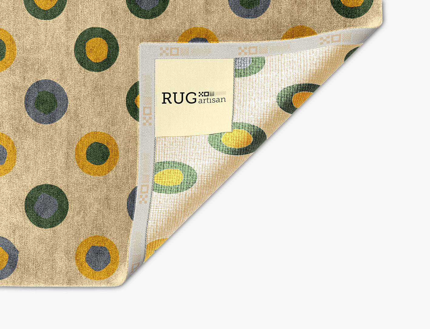 Fay Geometric Arch Hand Knotted Bamboo Silk Custom Rug by Rug Artisan