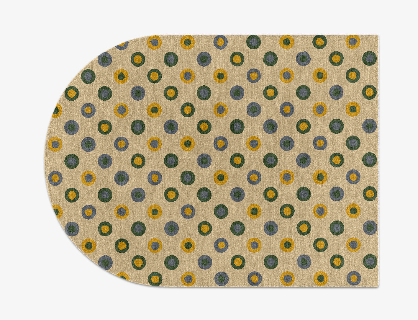 Fay Geometric Arch Hand Knotted Tibetan Wool Custom Rug by Rug Artisan