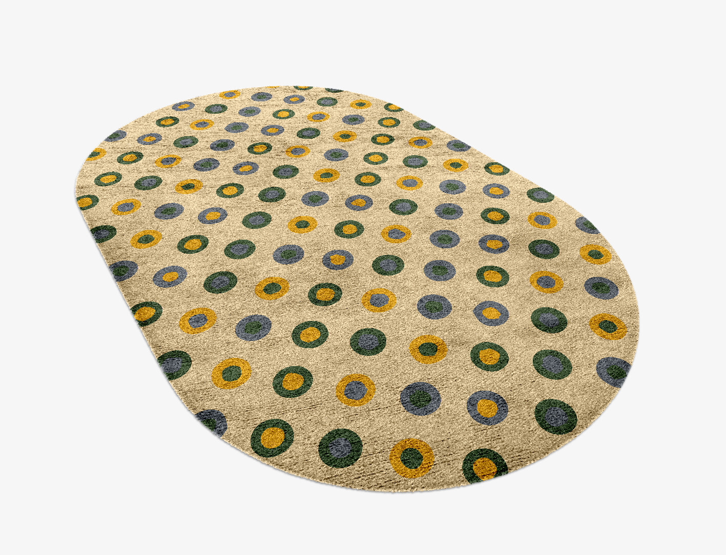 Fay Geometric Capsule Hand Knotted Bamboo Silk Custom Rug by Rug Artisan