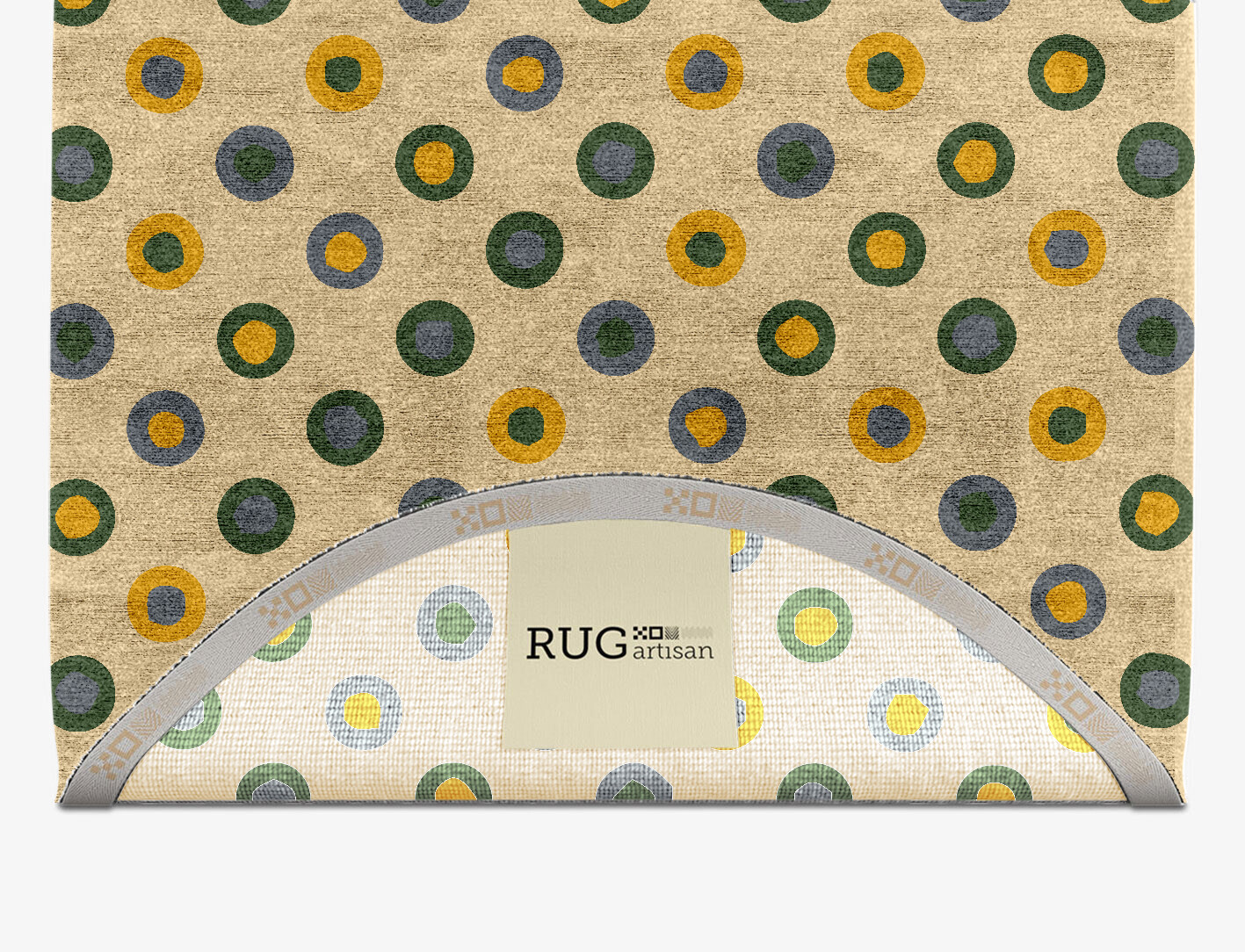 Fay Geometric Capsule Hand Knotted Bamboo Silk Custom Rug by Rug Artisan