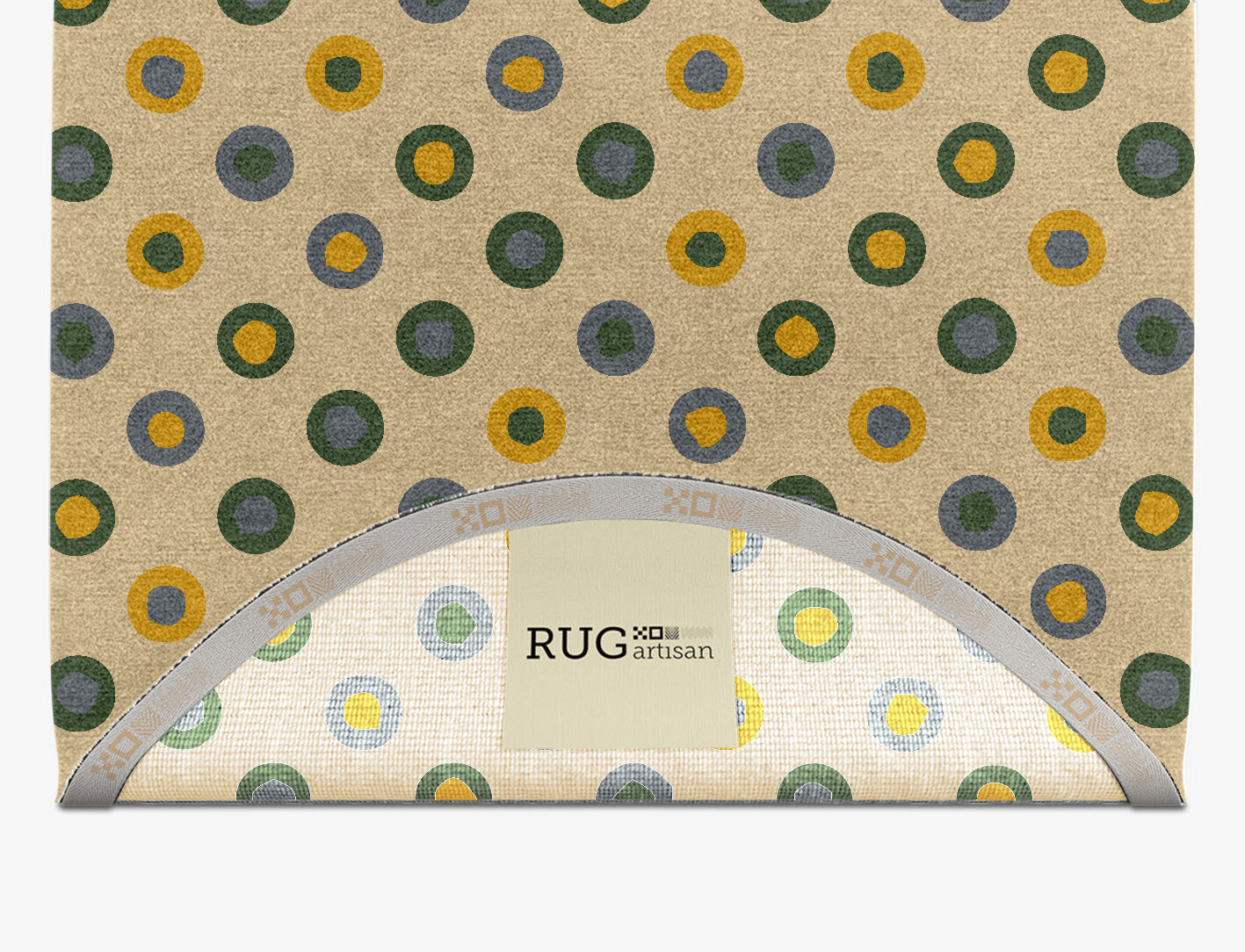 Fay Geometric Capsule Hand Knotted Tibetan Wool Custom Rug by Rug Artisan