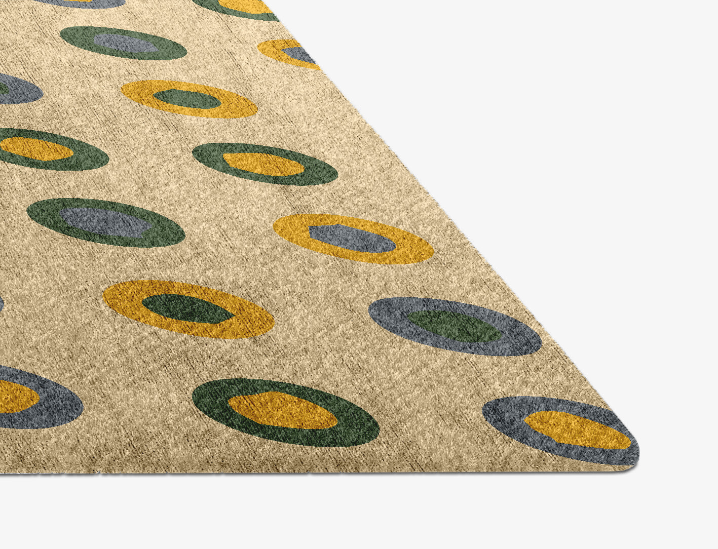 Fay Geometric Diamond Hand Knotted Bamboo Silk Custom Rug by Rug Artisan