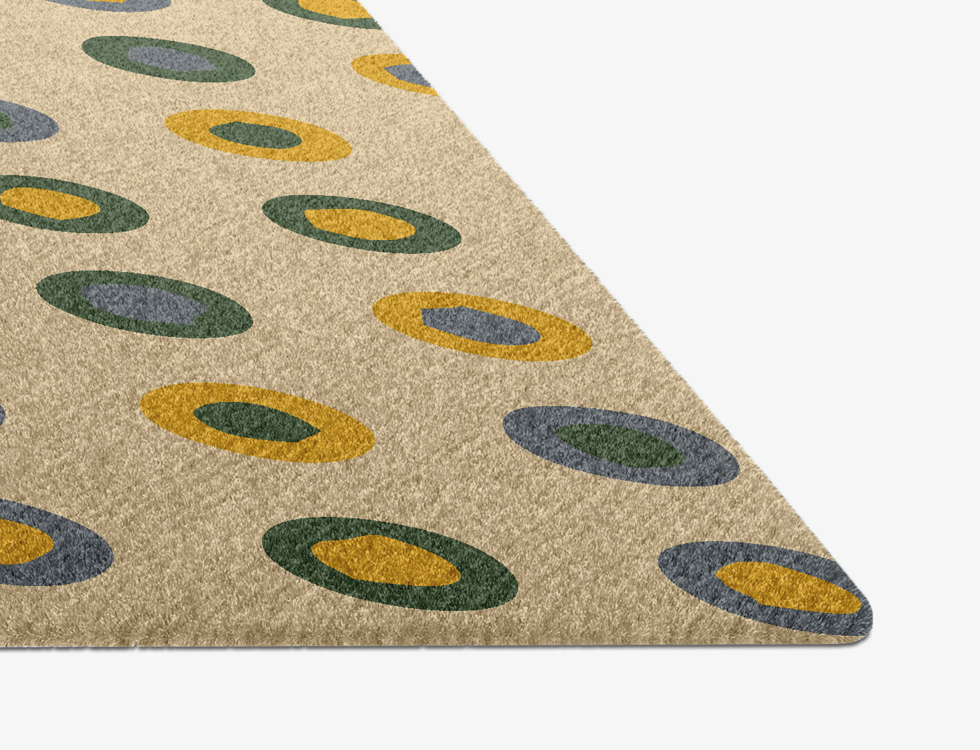 Fay Geometric Diamond Hand Knotted Tibetan Wool Custom Rug by Rug Artisan