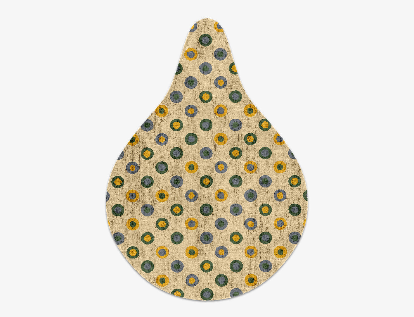 Fay Geometric Drop Hand Knotted Bamboo Silk Custom Rug by Rug Artisan