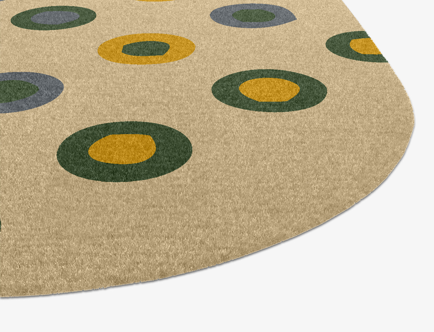 Fay Geometric Eight Hand Knotted Tibetan Wool Custom Rug by Rug Artisan