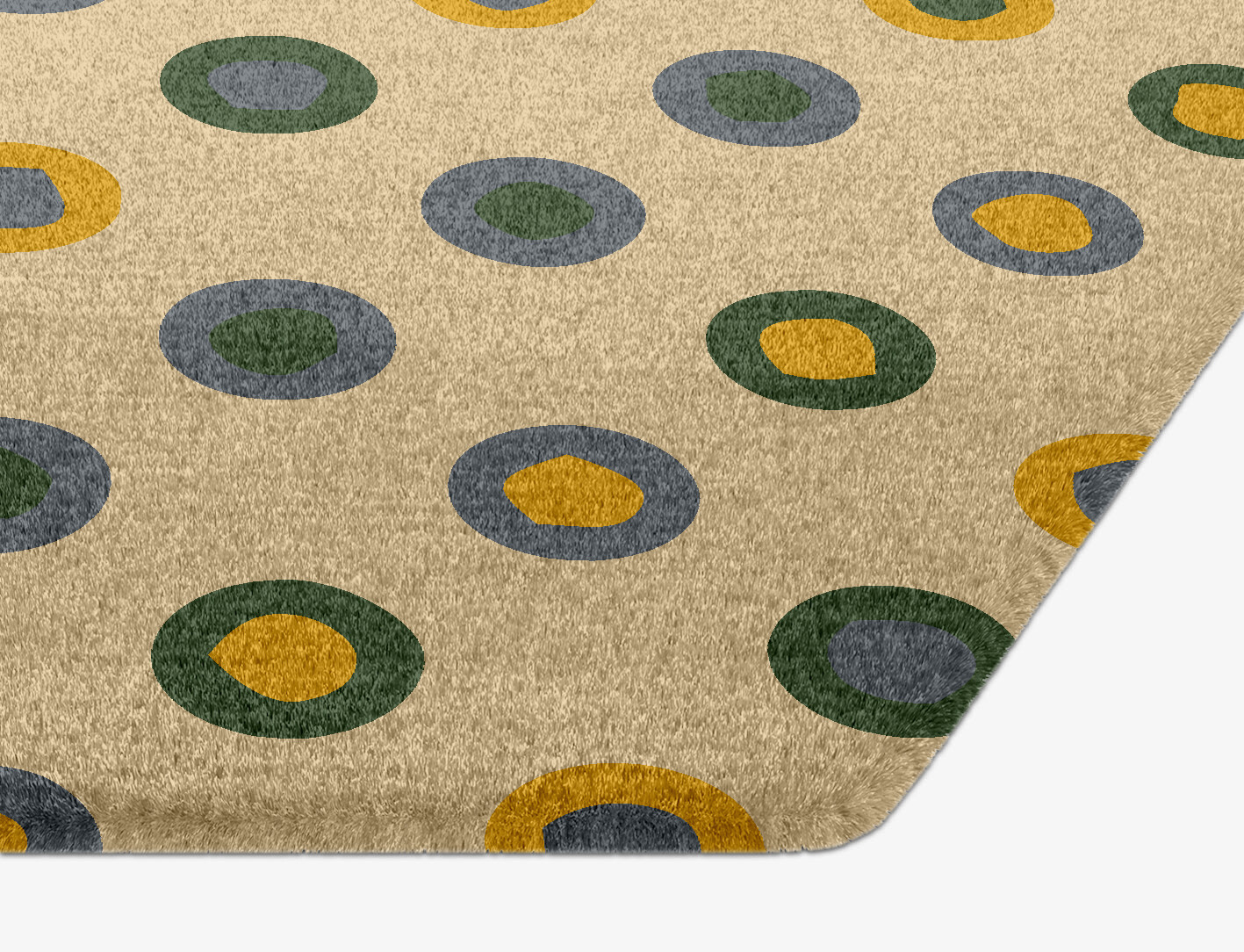 Fay Geometric Hexagon Hand Knotted Tibetan Wool Custom Rug by Rug Artisan