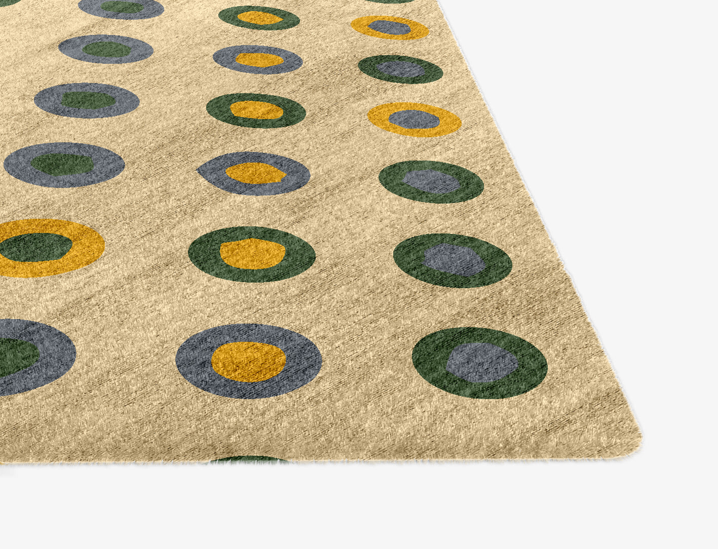Fay Geometric Ogee Hand Knotted Bamboo Silk Custom Rug by Rug Artisan