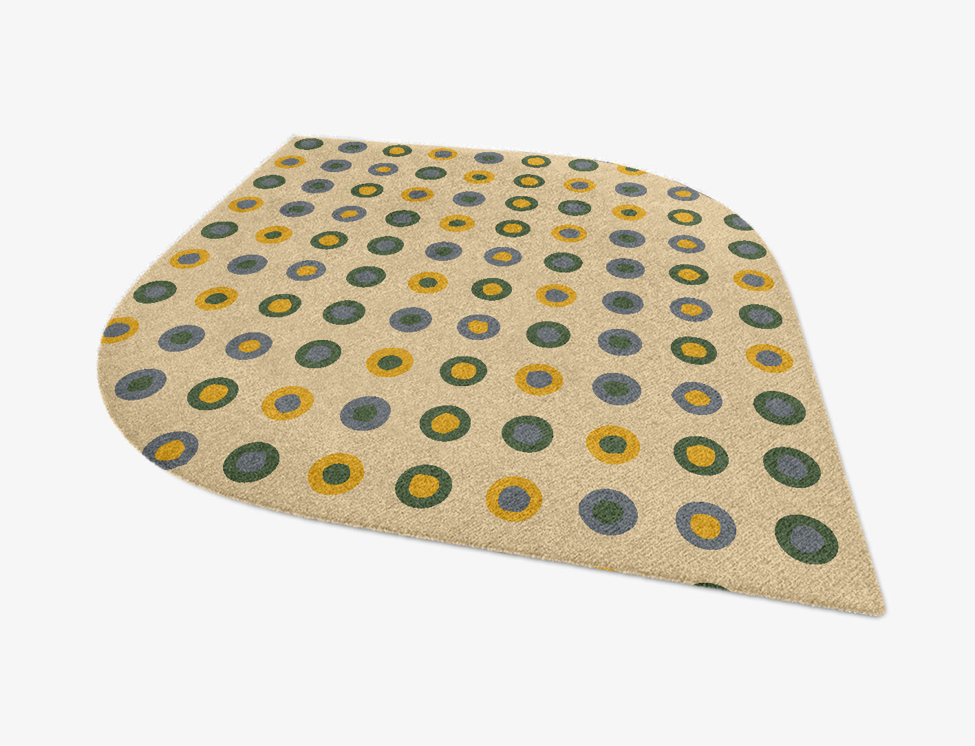 Fay Geometric Ogee Hand Knotted Tibetan Wool Custom Rug by Rug Artisan
