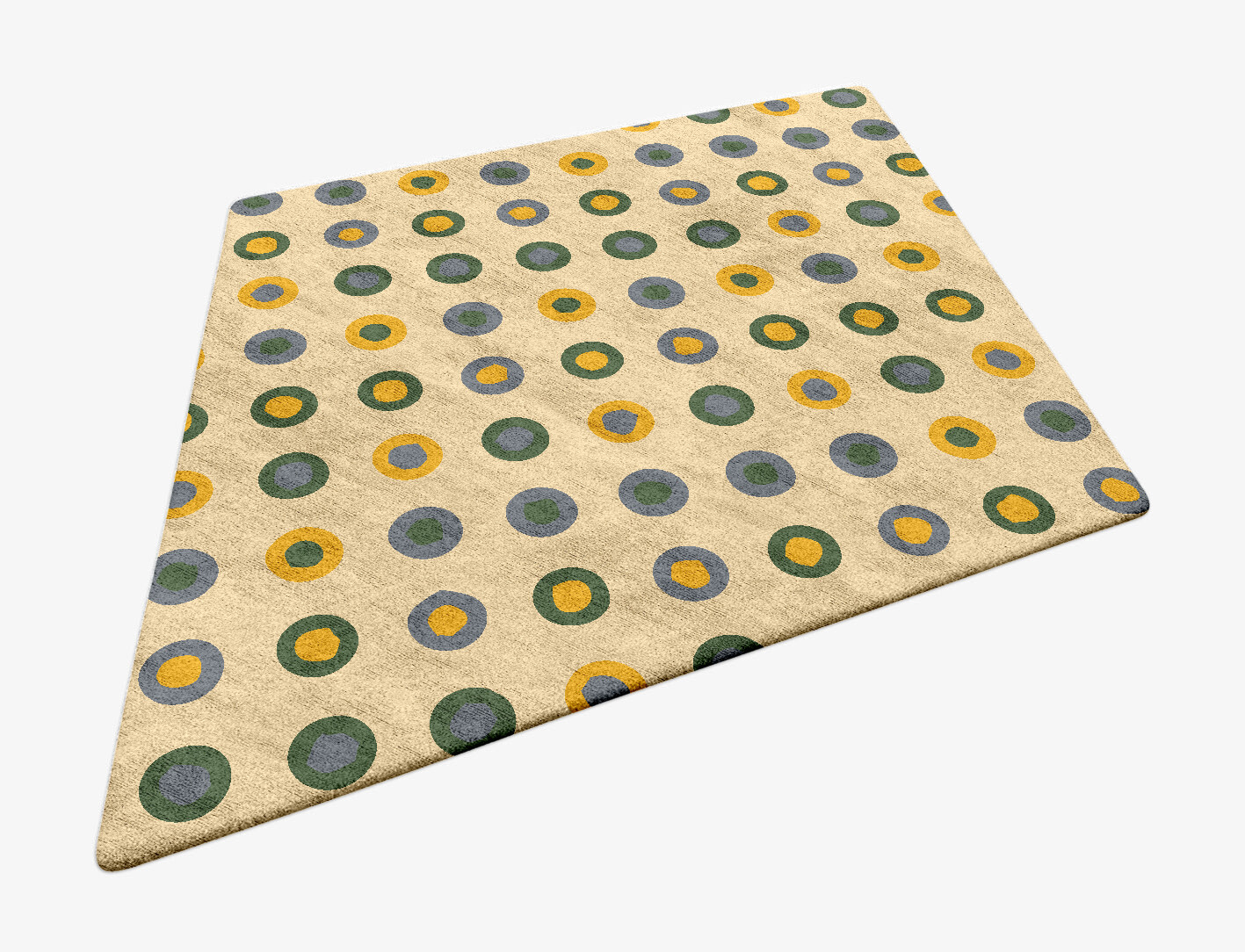 Fay Geometric Diamond Hand Tufted Bamboo Silk Custom Rug by Rug Artisan