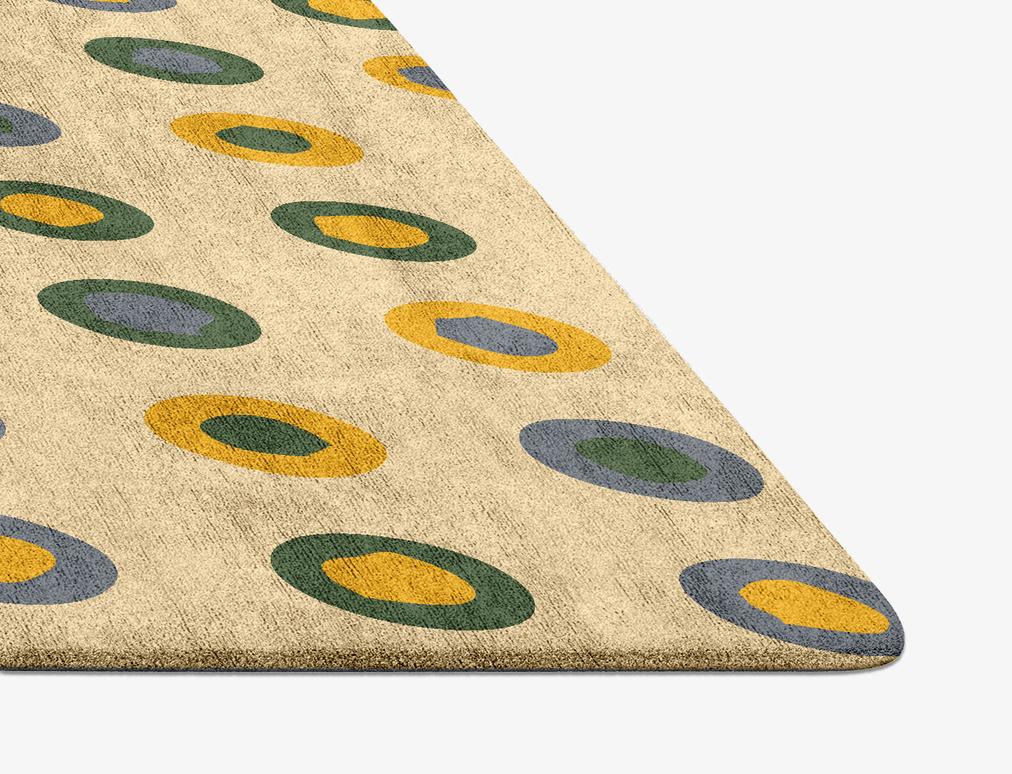 Fay Geometric Diamond Hand Tufted Bamboo Silk Custom Rug by Rug Artisan