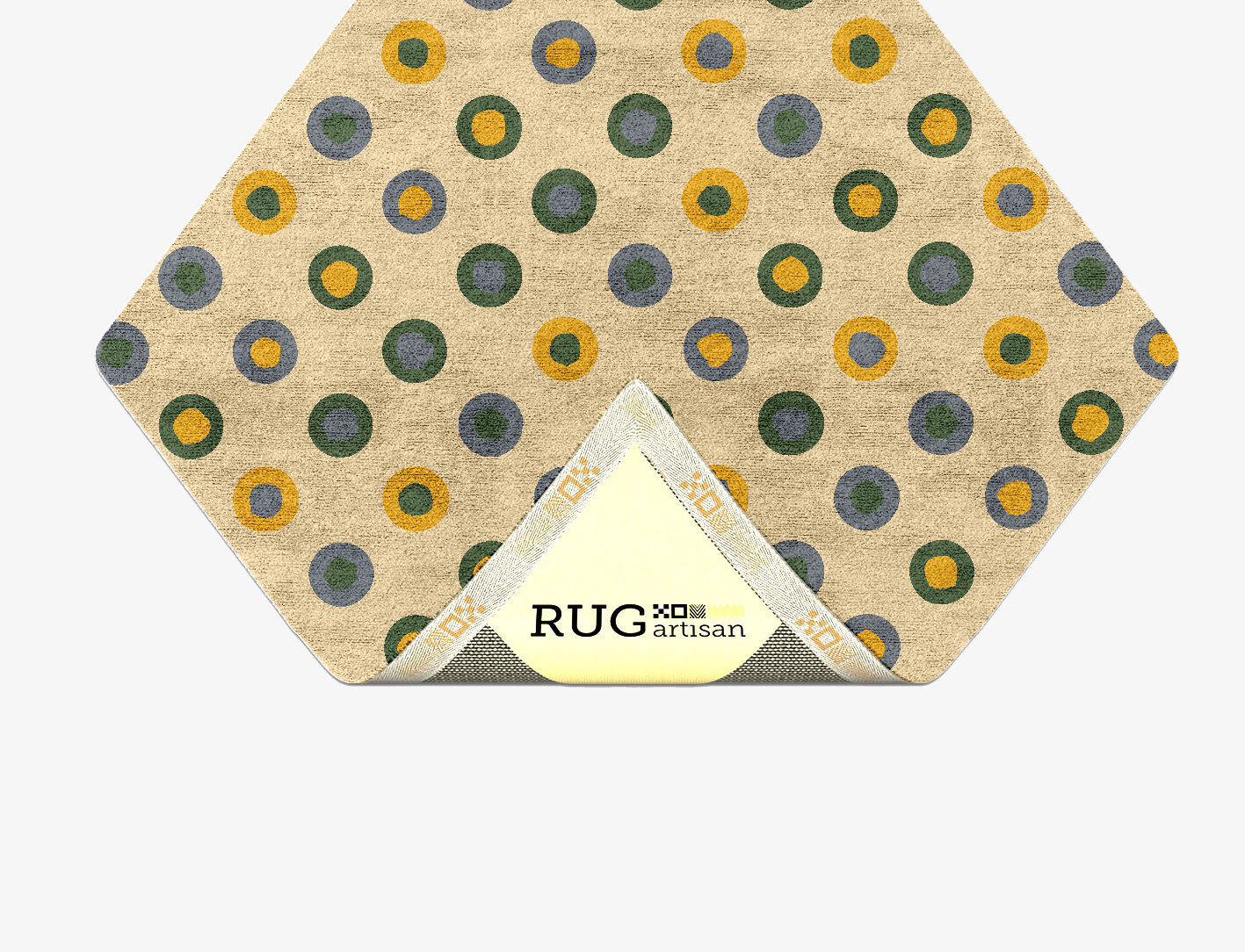 Fay Geometric Diamond Hand Tufted Bamboo Silk Custom Rug by Rug Artisan