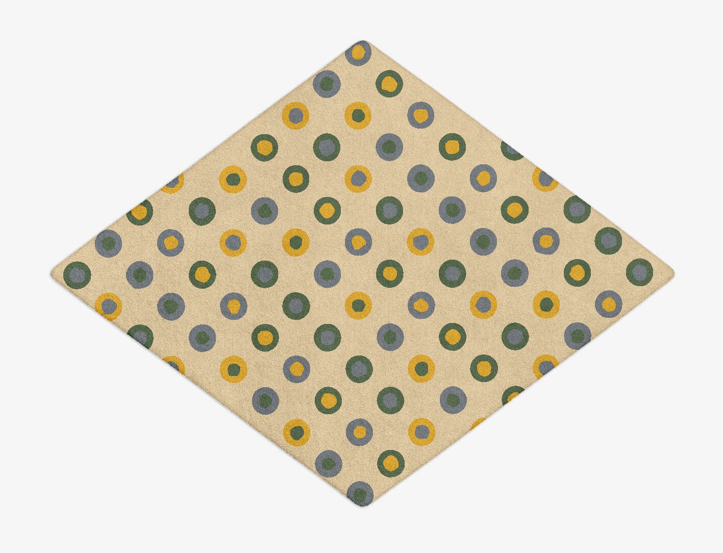 Fay Geometric Diamond Hand Tufted Pure Wool Custom Rug by Rug Artisan