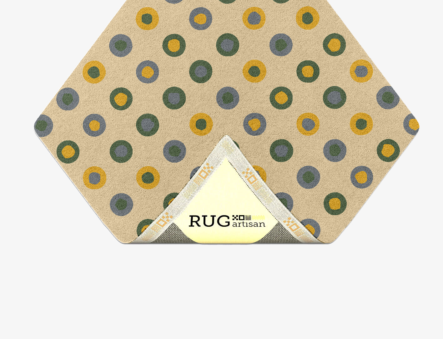 Fay Geometric Diamond Hand Tufted Pure Wool Custom Rug by Rug Artisan