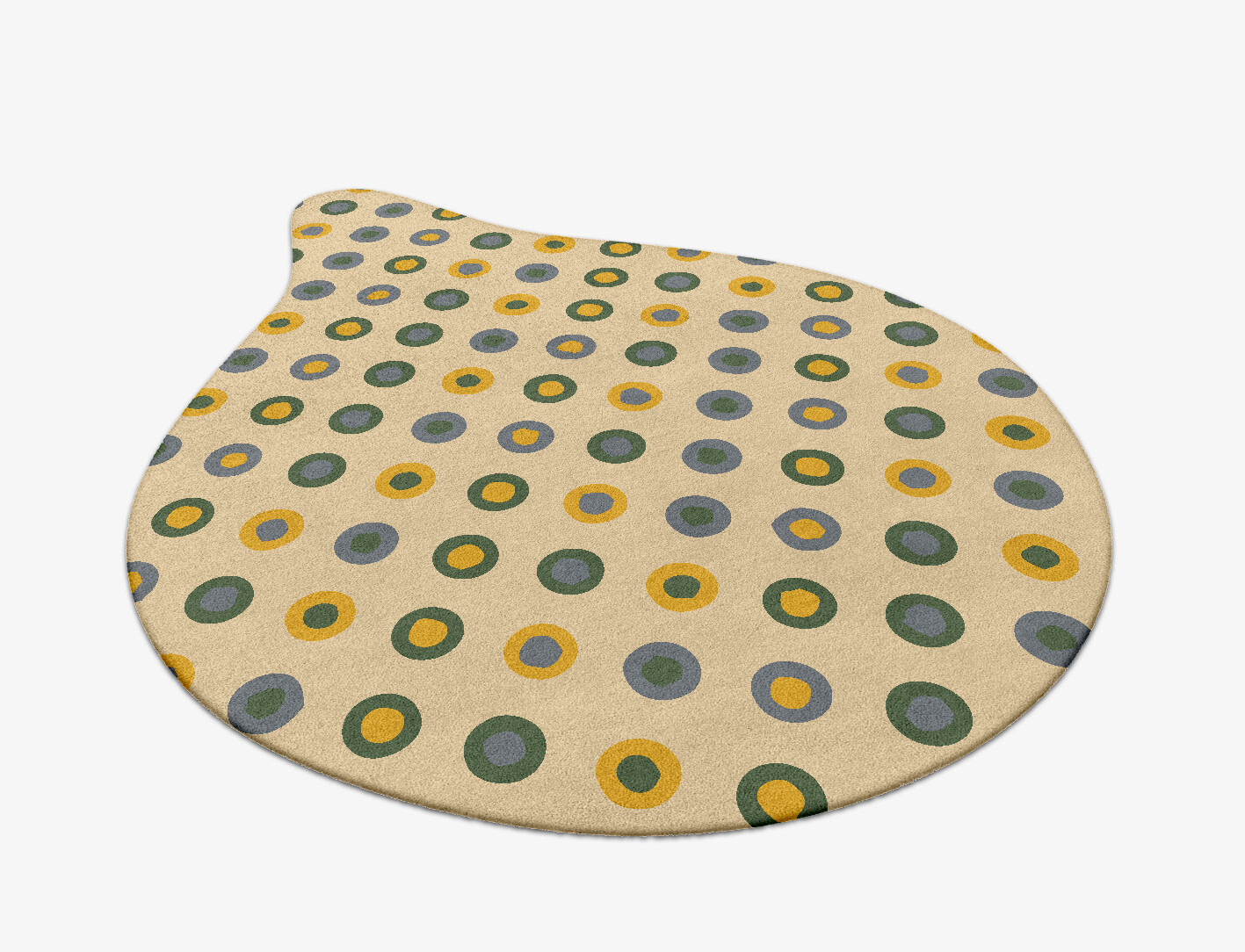 Fay Geometric Drop Hand Tufted Pure Wool Custom Rug by Rug Artisan