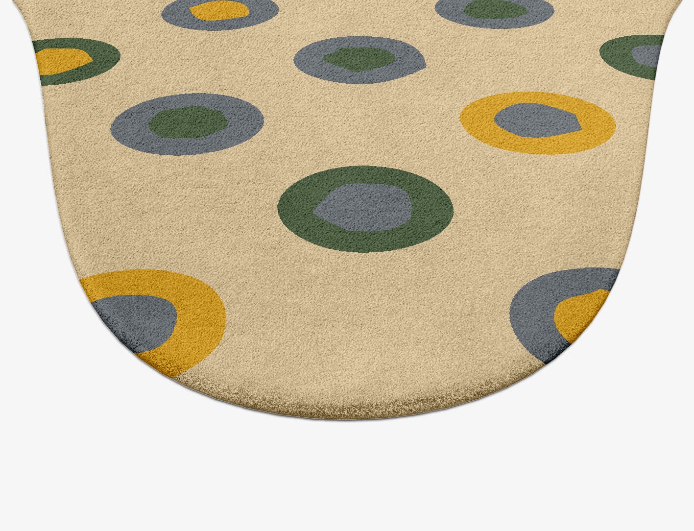 Fay Geometric Drop Hand Tufted Pure Wool Custom Rug by Rug Artisan