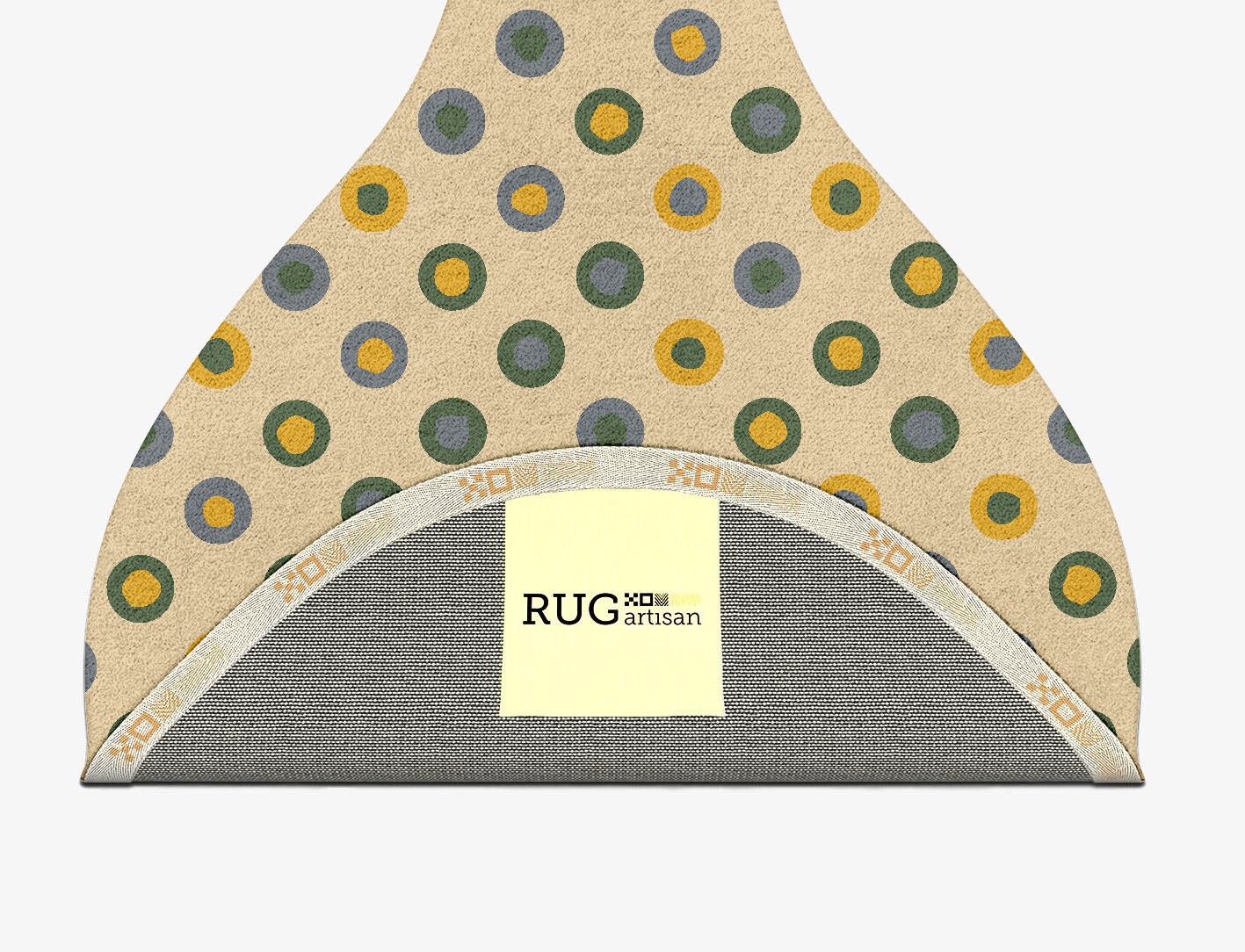 Fay Geometric Drop Hand Tufted Pure Wool Custom Rug by Rug Artisan