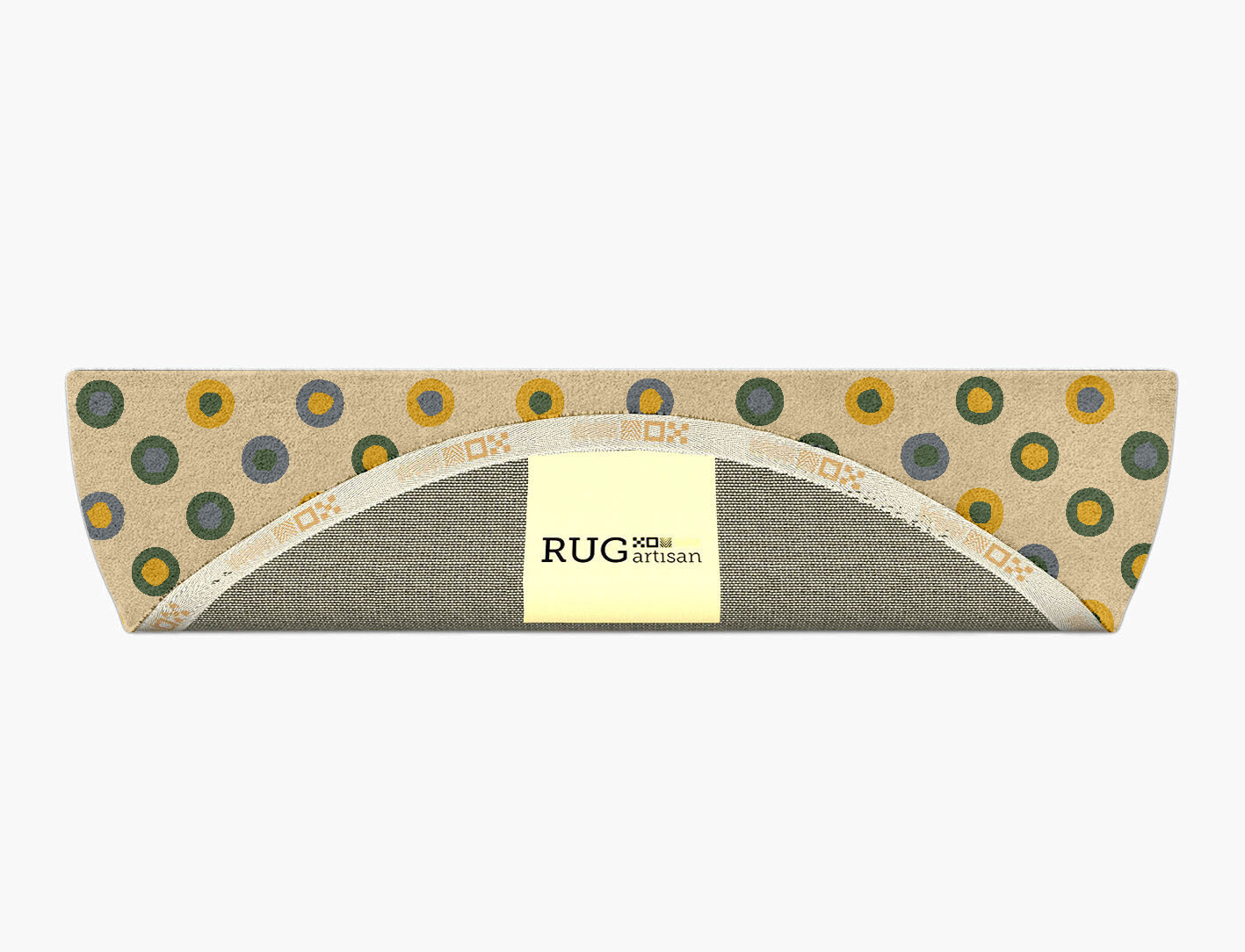 Fay Geometric Halfmoon Hand Tufted Pure Wool Custom Rug by Rug Artisan