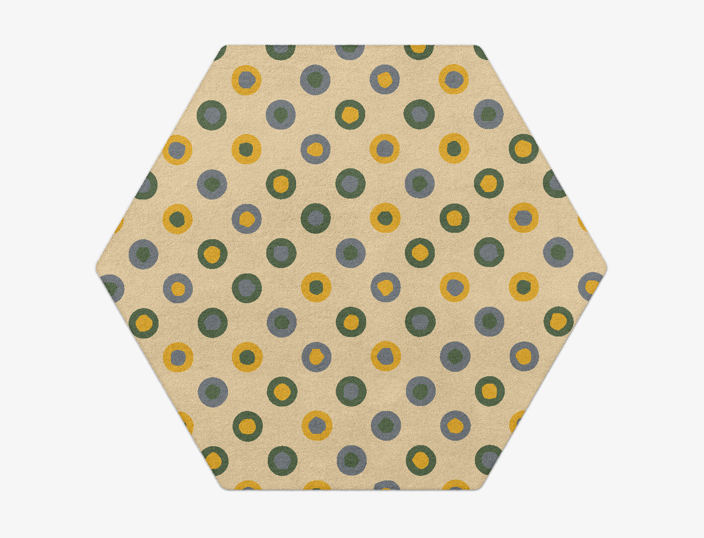 Fay Geometric Hexagon Hand Tufted Pure Wool Custom Rug by Rug Artisan