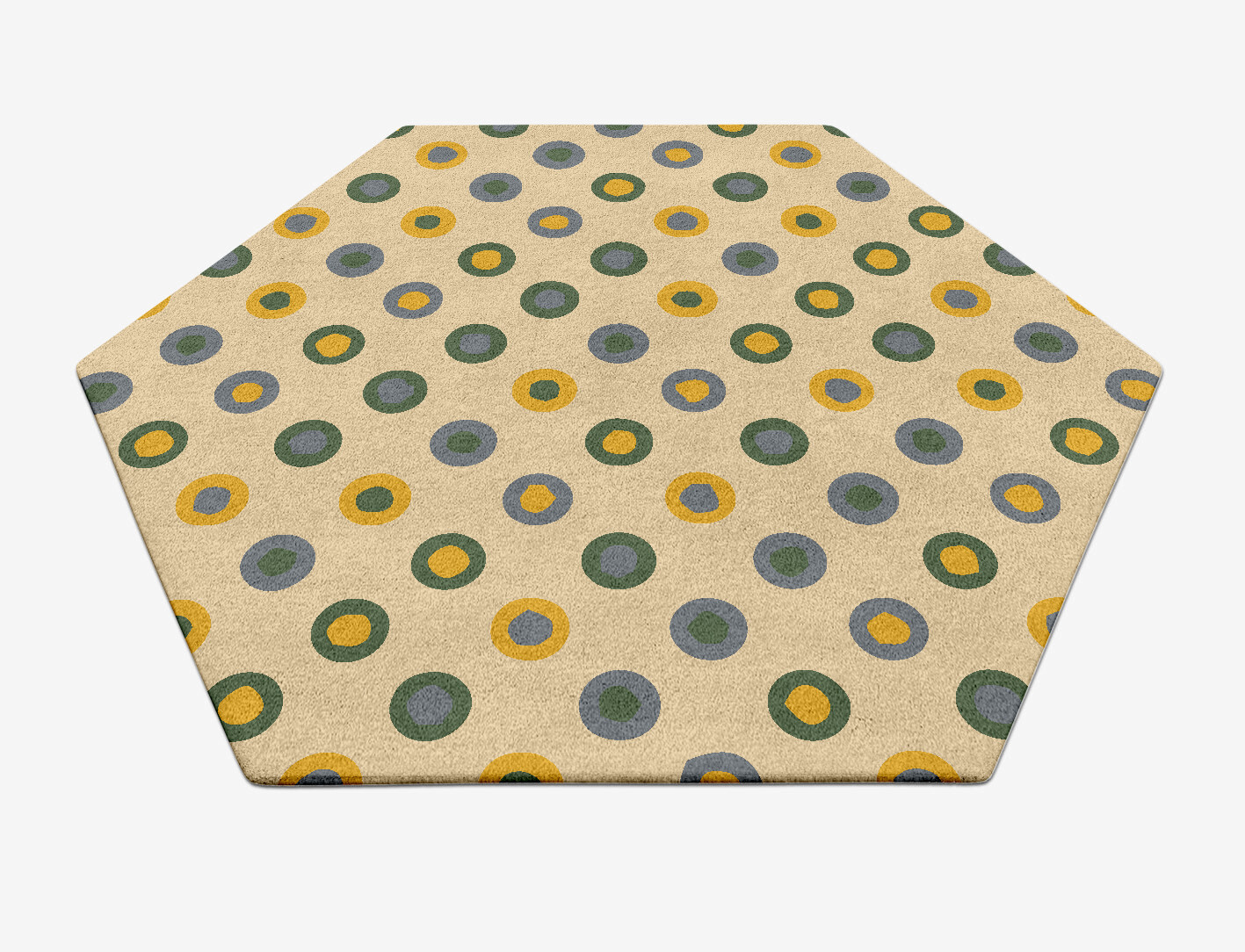 Fay Geometric Hexagon Hand Tufted Pure Wool Custom Rug by Rug Artisan