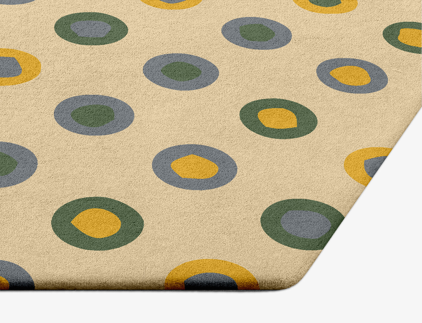 Fay Geometric Hexagon Hand Tufted Pure Wool Custom Rug by Rug Artisan