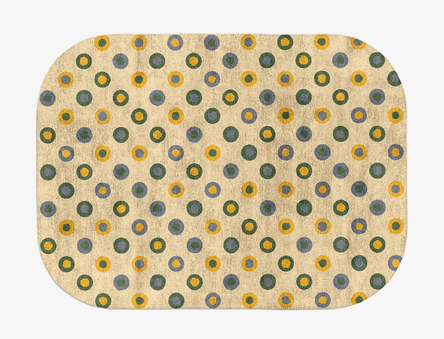 Fay Geometric Oblong Hand Tufted Bamboo Silk Custom Rug by Rug Artisan