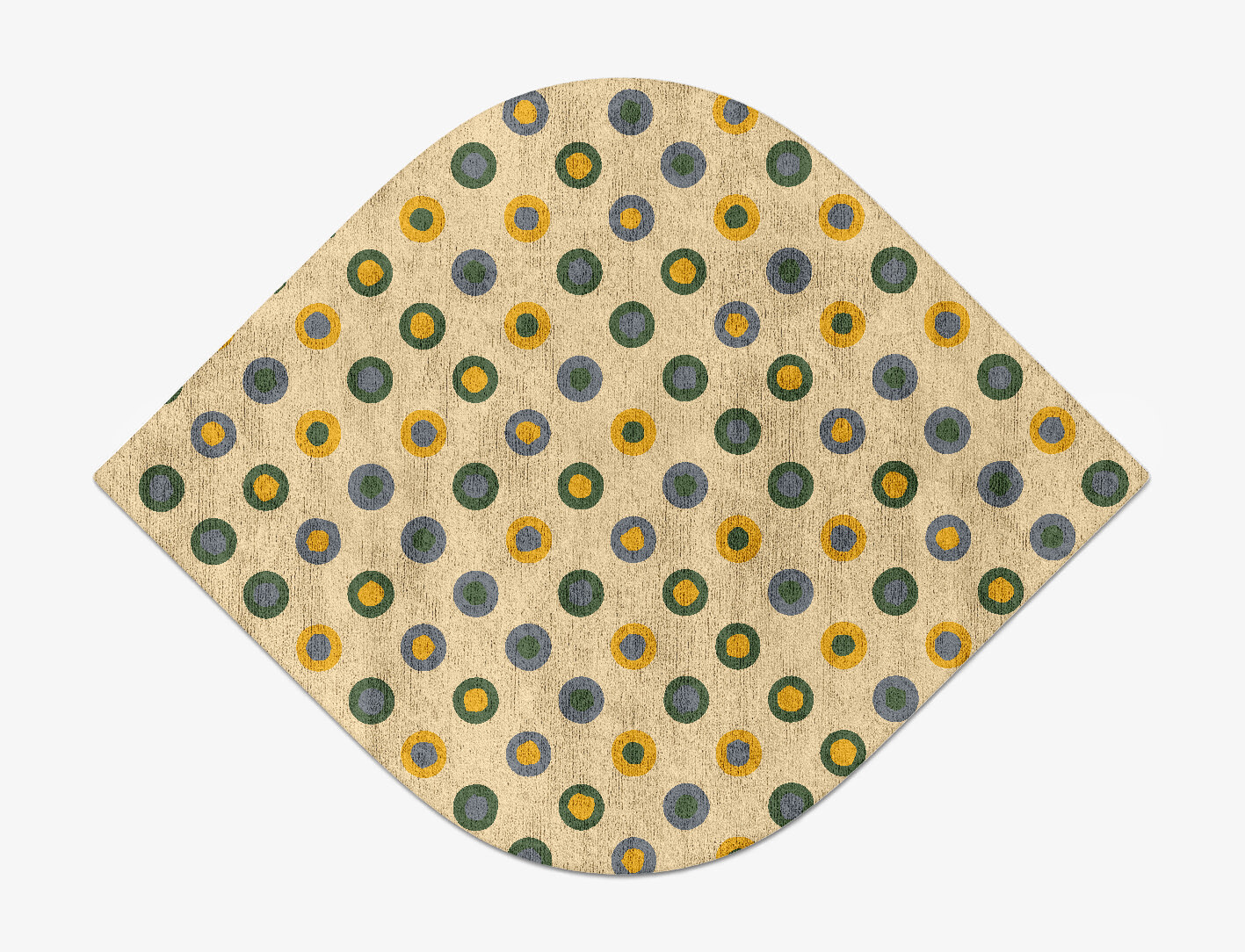 Fay Geometric Ogee Hand Tufted Bamboo Silk Custom Rug by Rug Artisan