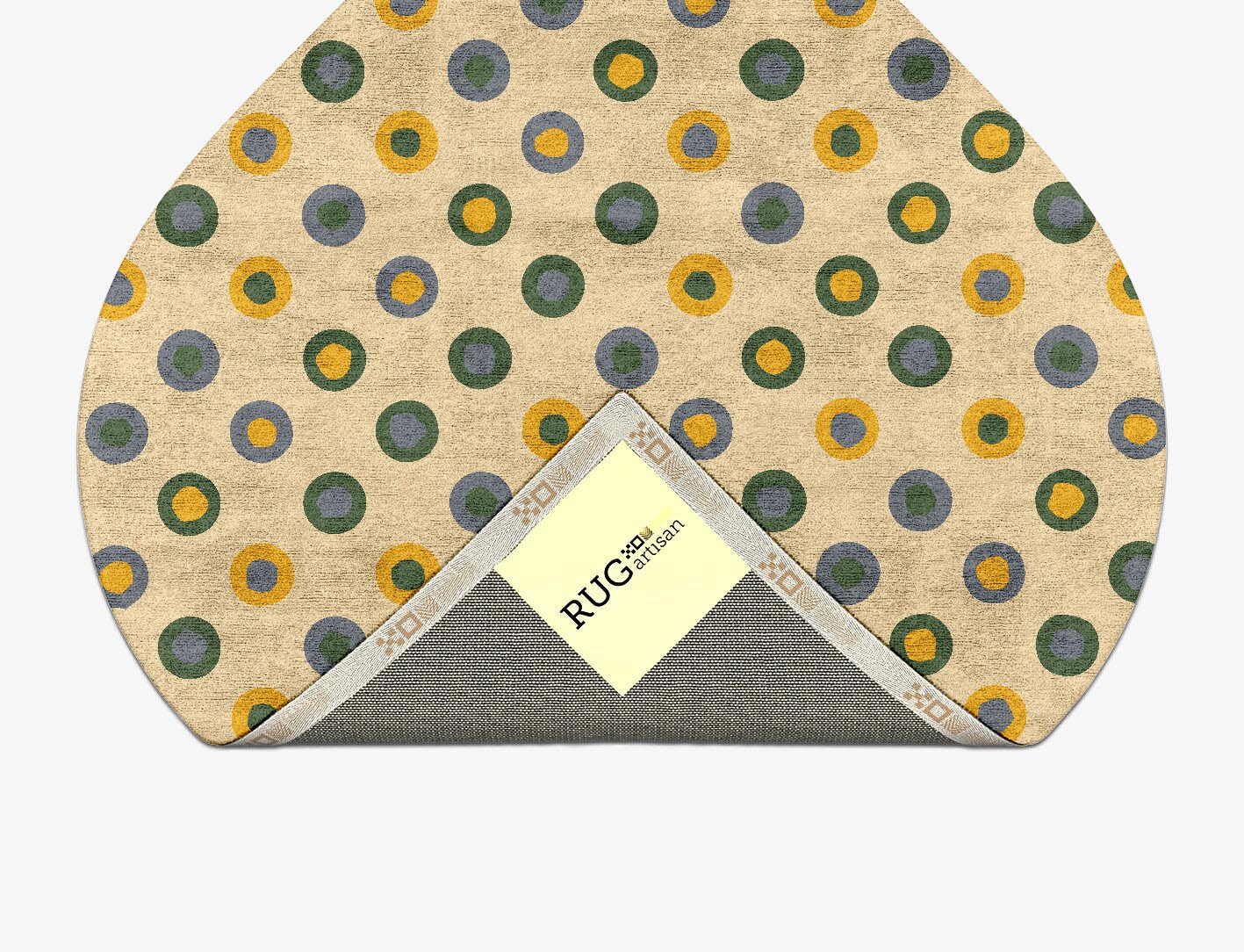 Fay Geometric Ogee Hand Tufted Bamboo Silk Custom Rug by Rug Artisan