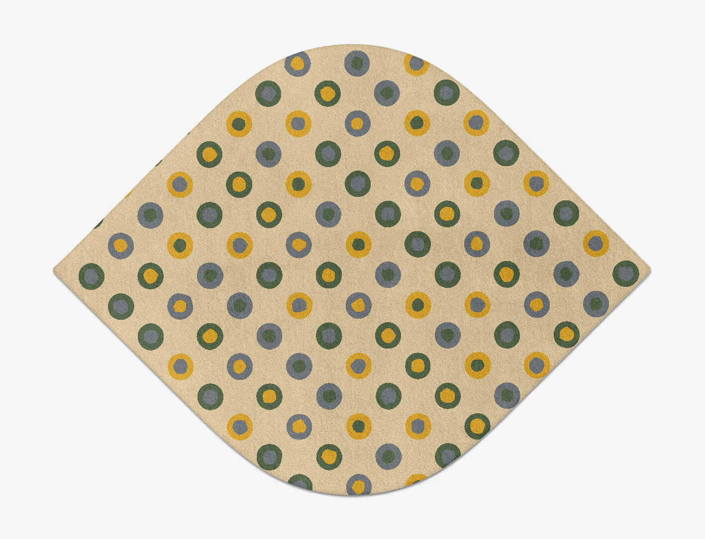 Fay Geometric Ogee Hand Tufted Pure Wool Custom Rug by Rug Artisan