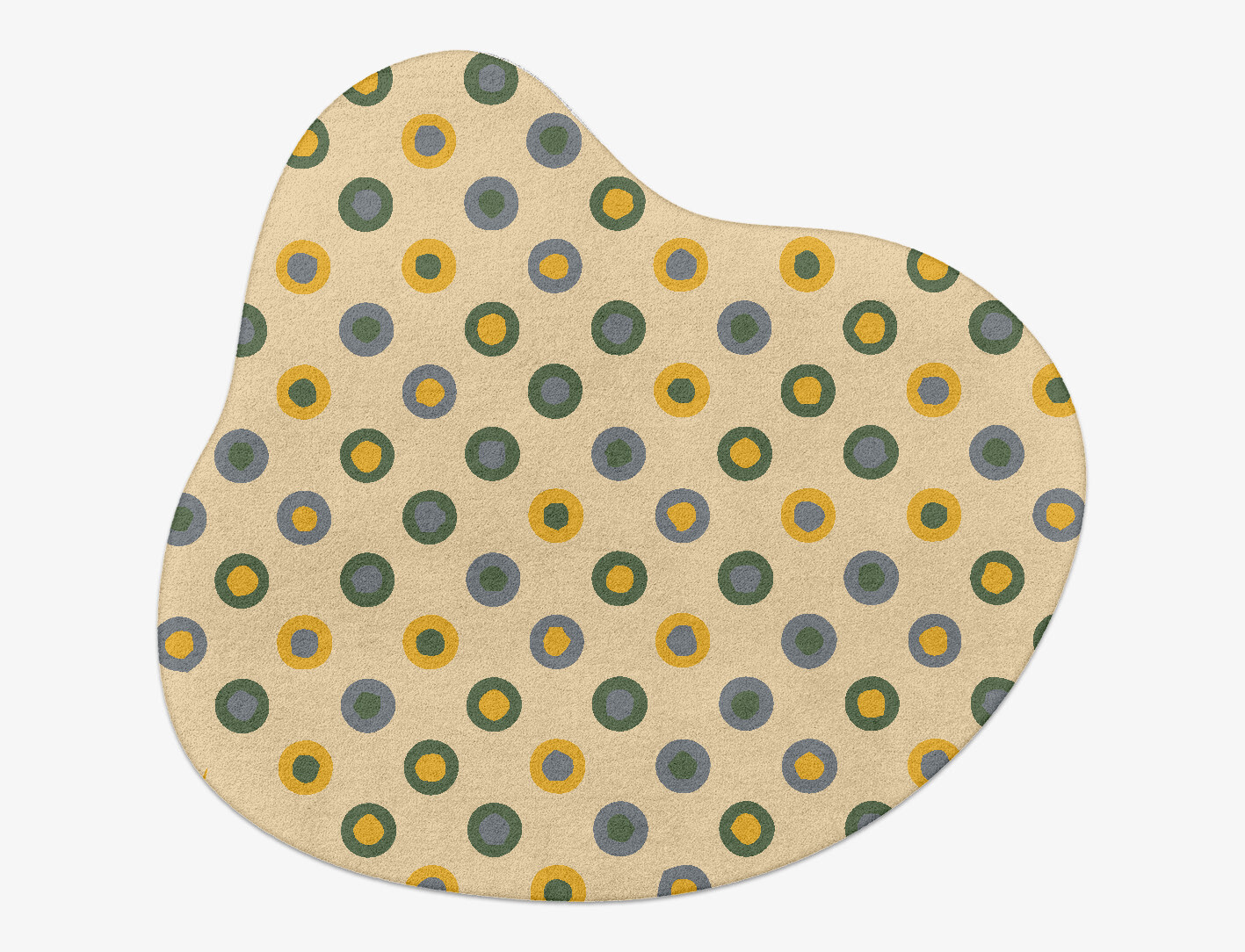 Fay Geometric Splash Hand Tufted Pure Wool Custom Rug by Rug Artisan