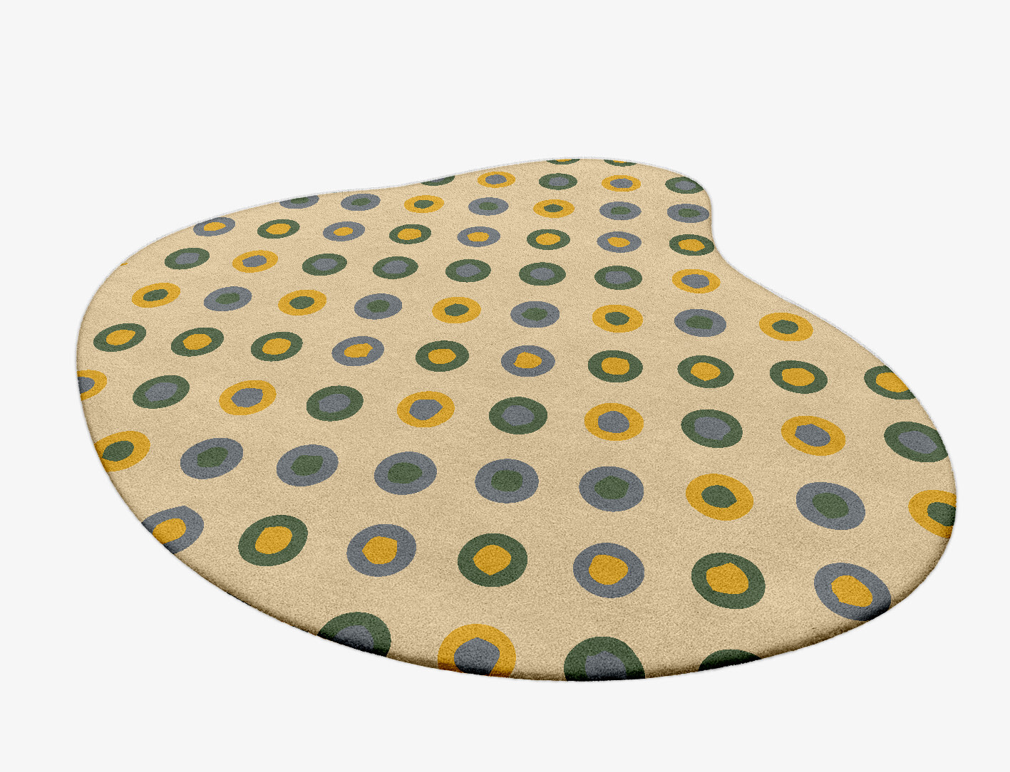 Fay Geometric Splash Hand Tufted Pure Wool Custom Rug by Rug Artisan