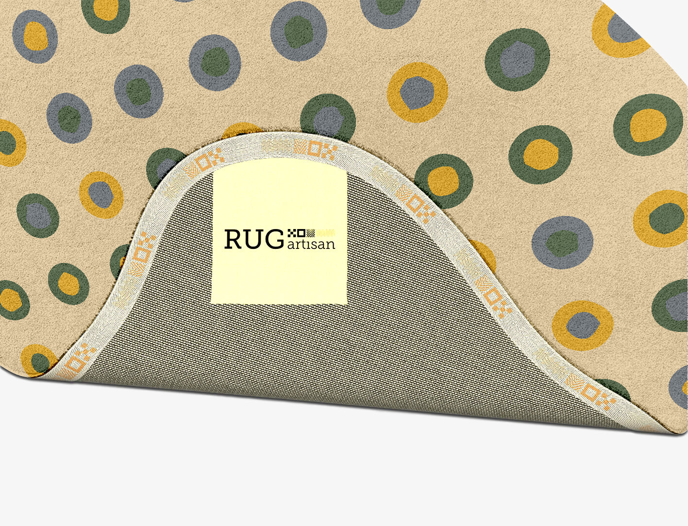 Fay Geometric Splash Hand Tufted Pure Wool Custom Rug by Rug Artisan
