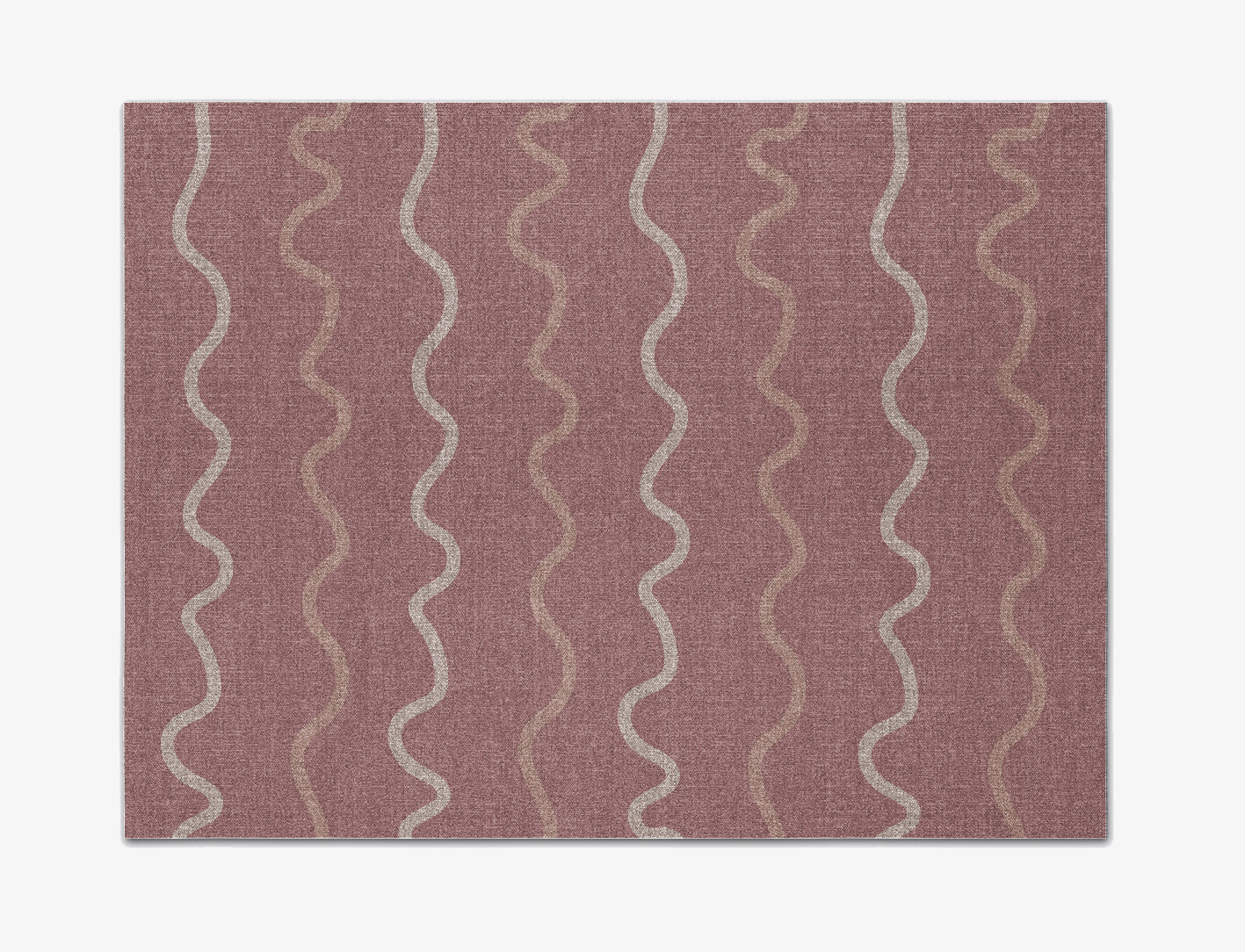 Feeble Minimalist Rectangle Flatweave New Zealand Wool Custom Rug by Rug Artisan