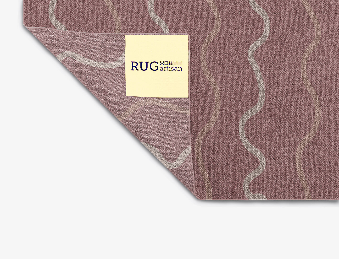 Feeble Minimalist Square Flatweave New Zealand Wool Custom Rug by Rug Artisan
