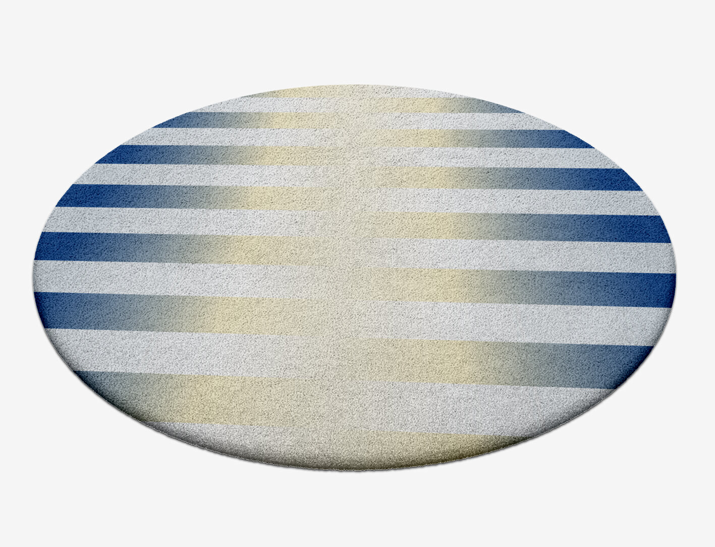 Feint Ombre Round Hand Tufted Pure Wool Custom Rug by Rug Artisan