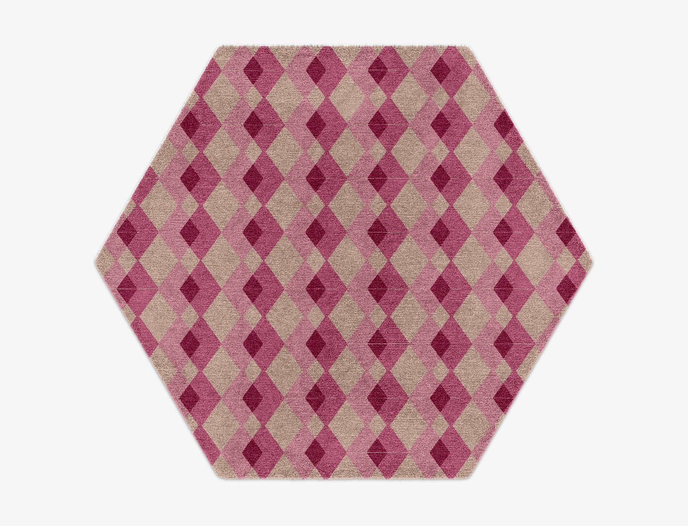 Femina Geometric Hexagon Hand Knotted Tibetan Wool Custom Rug by Rug Artisan