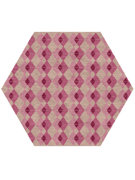 Femina Geometric Hexagon Hand Knotted Tibetan Wool Custom Rug by Rug Artisan