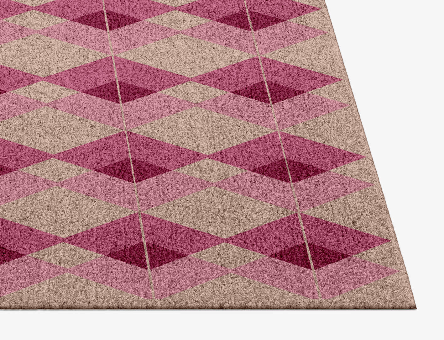 Femina Geometric Rectangle Hand Knotted Tibetan Wool Custom Rug by Rug Artisan