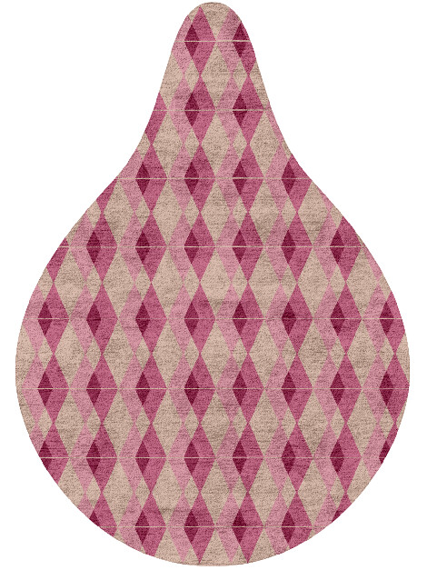 Femina Geometric Drop Hand Tufted Bamboo Silk Custom Rug by Rug Artisan