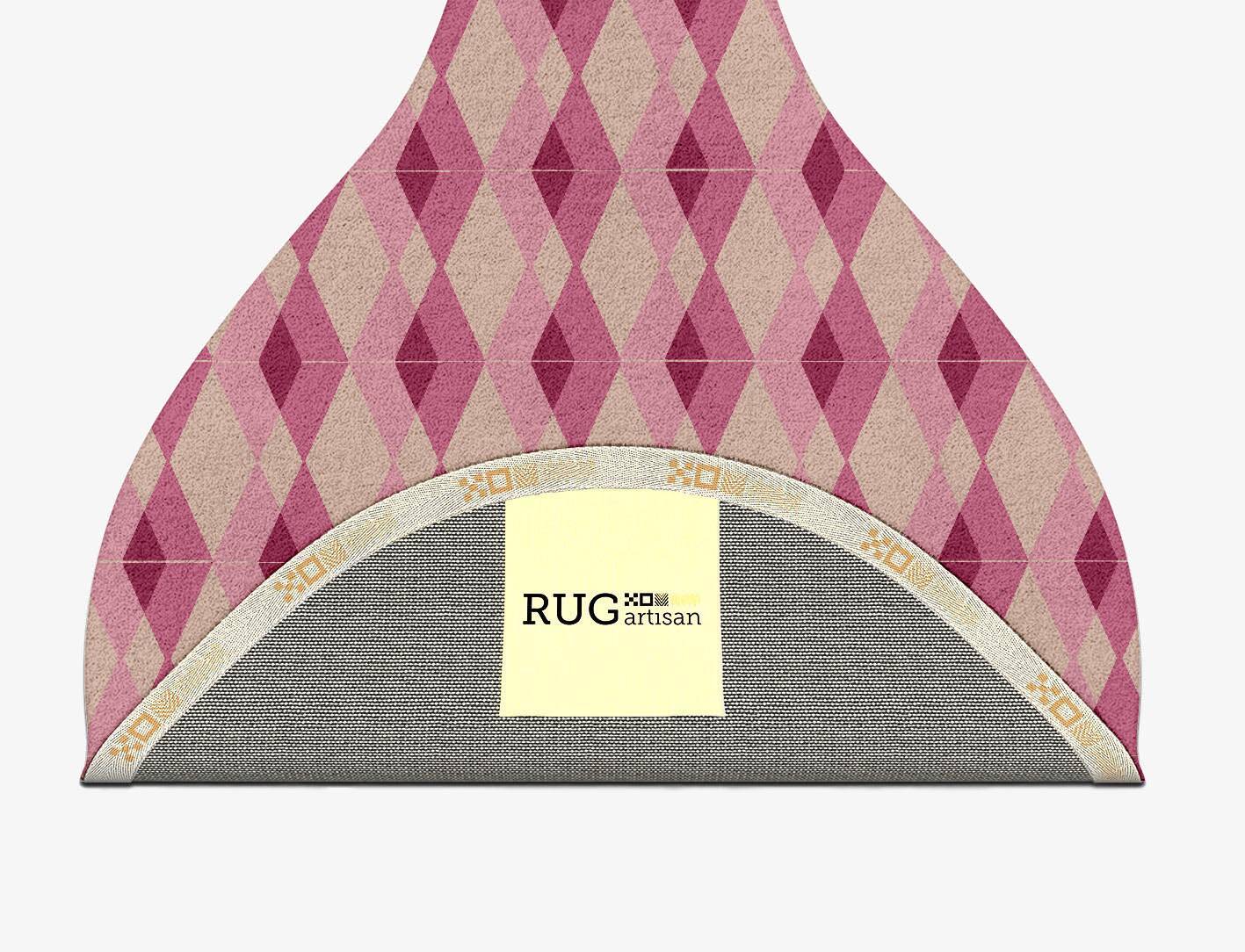 Femina Geometric Drop Hand Tufted Pure Wool Custom Rug by Rug Artisan
