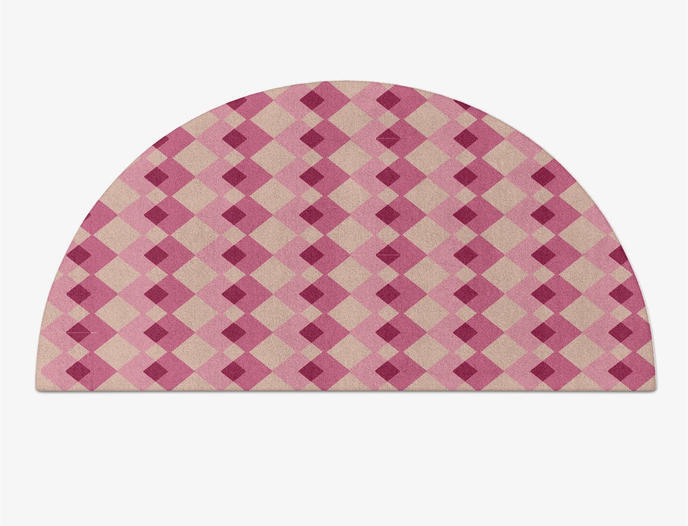 Femina Geometric Halfmoon Hand Tufted Pure Wool Custom Rug by Rug Artisan
